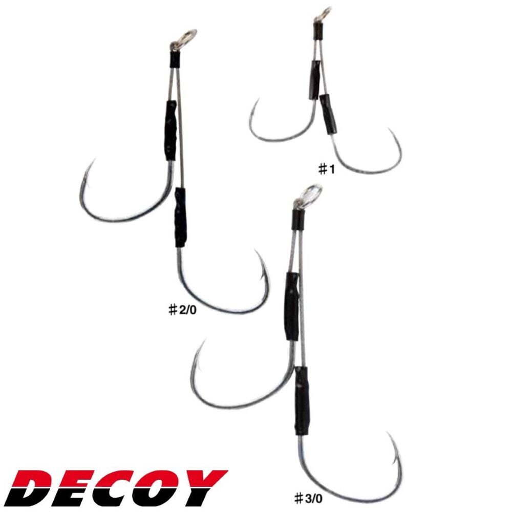 DECOY DJ-89 Twin Wire Assist Hook - #3/0 [DJ-89-3/0 (JAPAN