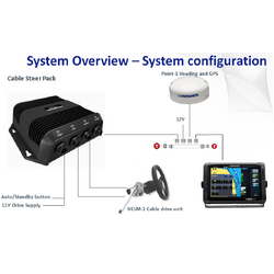 Lowrance Outboard Pilot Cable Steer Pack