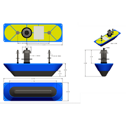 Lowrance StructureScan 3D Dual Stainless Steel Thru-Hull Transducers