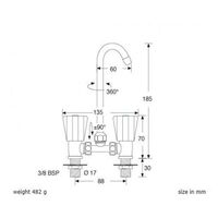 Hot & Cold Basin Mixing Faucet