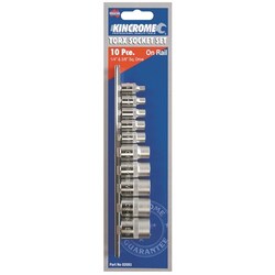 Kincrome E-Torx Socket Set 10 Piece 1/4 & 3/8" Drive