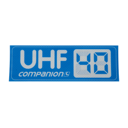 Companion Uhf Channel Sticker