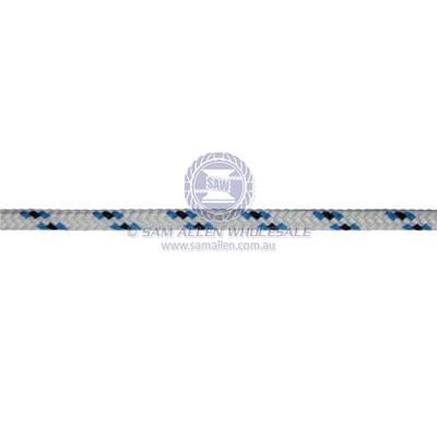 Polyester Yachting Braid 10mm x 200m Blue Fleck made in Australian