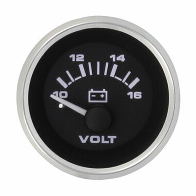 Veethree Premier Pro S/S Trim Gauge Voltmeter