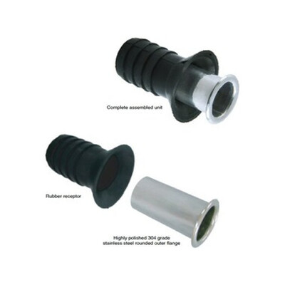 Marine Town Through Hull Mini Drain 19mm Hose Tail