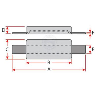 Anode Zinc Block Rectangular With Strap 300mm x 100mm x 32mm