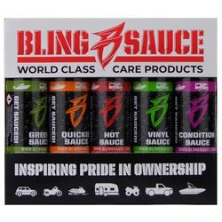 Bling Sauce Sample Set Of 5 X 60Ml Hot-Vinyl-Green-Condition-Quickie