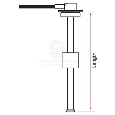 Kus S3 1-1/4 inch BSP Sender 225mm 240-33 OHMS