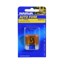 Narva 40 Amp Orange Maxi Blade Fuse (Blister Pack Of 1)