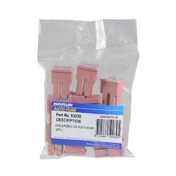 Narva 30 Amp Pink Female Plug In Fusible Link (Box Of 10)