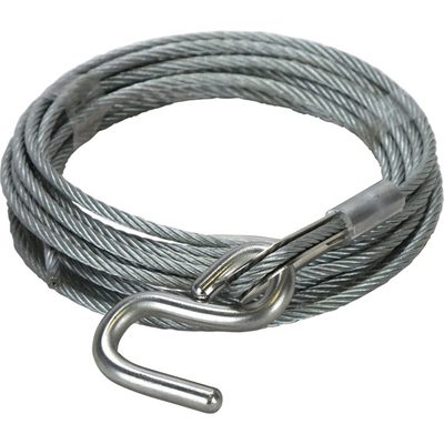 Winch Wire Snap Hook 5mm x 6.1M