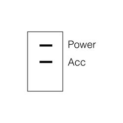 Narva Off/Momentary (On) Spring Toggle Switch