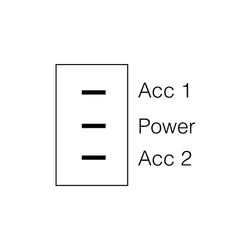 Narva On/Off/On Toggle Switch