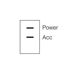 Narva Off/On Micro Rocker Switch