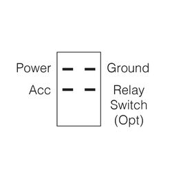 Narva Off/On Rocker Switch With Red LED