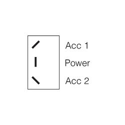 Narva On/Off/On Heavy-Duty Rocker Switch