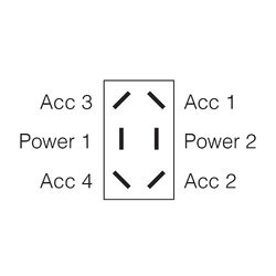 Narva On/Off/On Heavy-Duty Rocker Switch