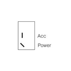 Narva Off/Momentary (On) Heavy-Duty Rocker Switch