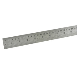 Kincrome Stainless Steel Rule 300Mm (12") Metric & Imperial