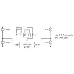 Narva 12 Volt 3 Pin Electronic Flasher