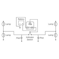 Narva 12 Volt 3 Pin Electronic LED Flasher