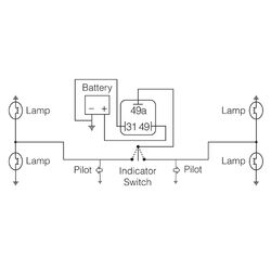 Narva 12 Volt 3 Pin LED Flasher