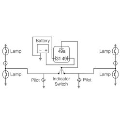 Narva 12 Volt 3 Pin LED Flasher