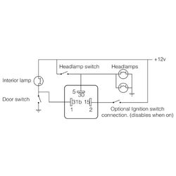 Narva Headlights On' Warning Buzzer - 12 Volt 85 Decibels