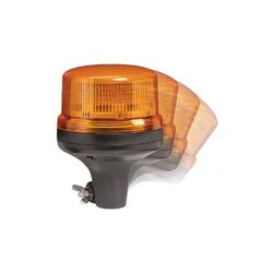 Narva Eurotech Low Profile Led Strobe/Rotator Light (Amber) 6 Selectable Flash Patterns