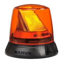 Narva 10-33V Optimax Led Rotating Beacon Flange (Amber)