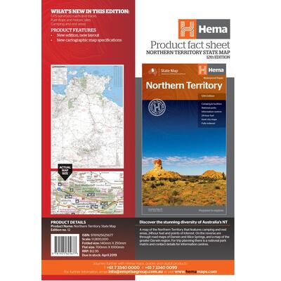 Northern Territory State Map