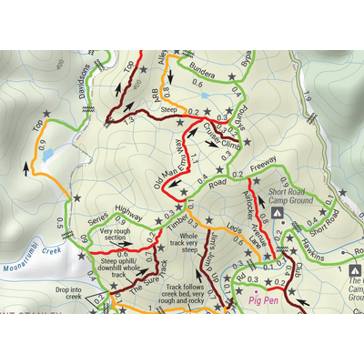 South East Queensland featuring Landcruiser Mountain Park Map