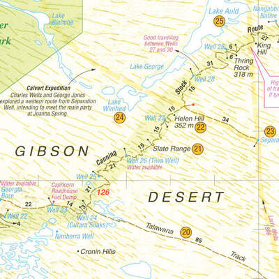 Canning Stock Route Map