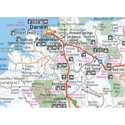 Northern Territory Supermap - 1000x1430 - Laminated