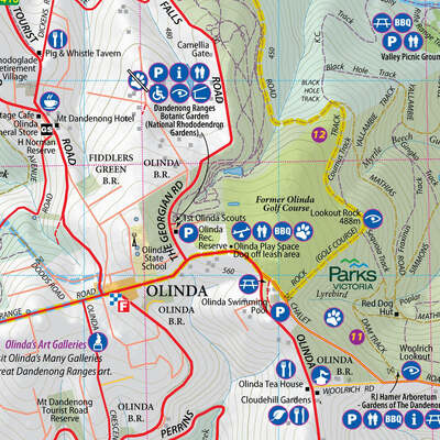 Dandenong Ranges & Lysterfield Hills Map Guide