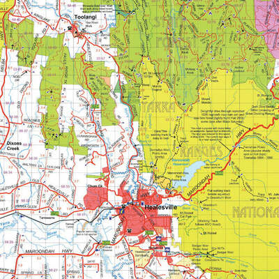 Yarra Valley - West Gippsland Map
