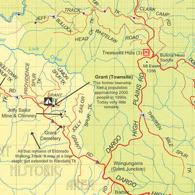 Dargo - Wonnangatta Map