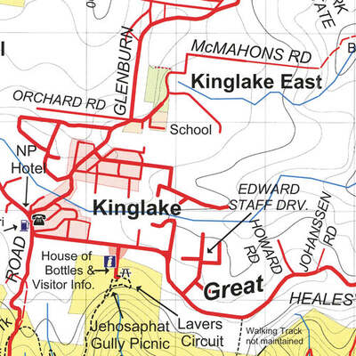 Mt Disappointment - Kinglake Ranges Map