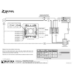 Blue Sea Systems Panel 360 Rotary 230V 30A Off+2 Sources