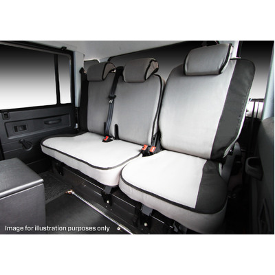 Complete Front & Second Row Set Msa Premium Canvas Seat Covers To Suit Colorado 7 Rg7 / Lt / Ltz 12/13 To 08/16