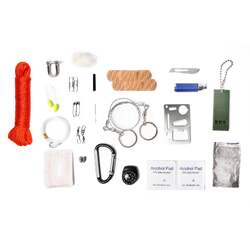 Wildtrak 12 In 1 Survival Kit 8Pce In Tub