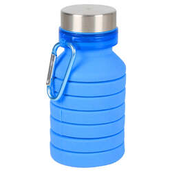 Wildtrak Expanda Water Bottle 550Ml Silicon W Carabiner 2Asst Clr