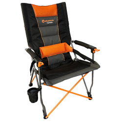 Wildtrak Yamba Solid Arm Lumbar Chair 200Kg Wr 64X69X109Cm