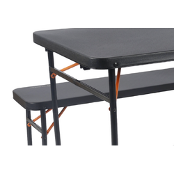 Wildtrak Picnic Table 3Pc 102Cm Black