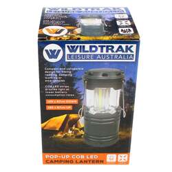 Wildtrak Lantern Led Pop Up 185Mmx87Mm Battries Included Ac Cc7004