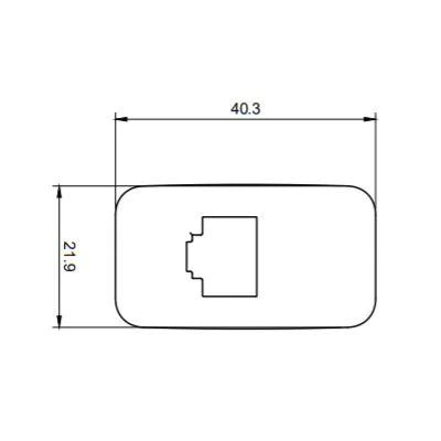 Lightforce RJ45 pass through suits Toyota