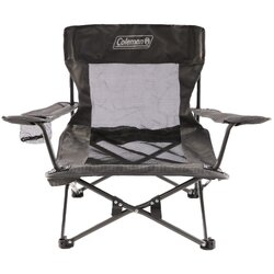 Coleman Chair Quad Deluxe Mesh Event/Beach (Grey)