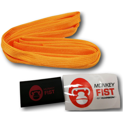 Carbon Winch Monkey Fist Coloured Rope Sheath