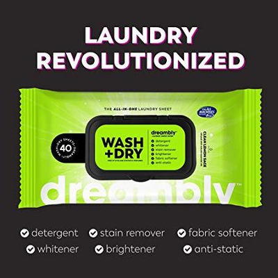 Dreambly 6 in 1 Washing Sheets - 40 Pack