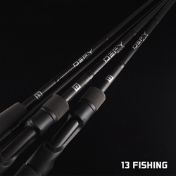 13 Fishing Defy Black Gen 2 - 6'0" 3-8lb Spin Rod - 2pc